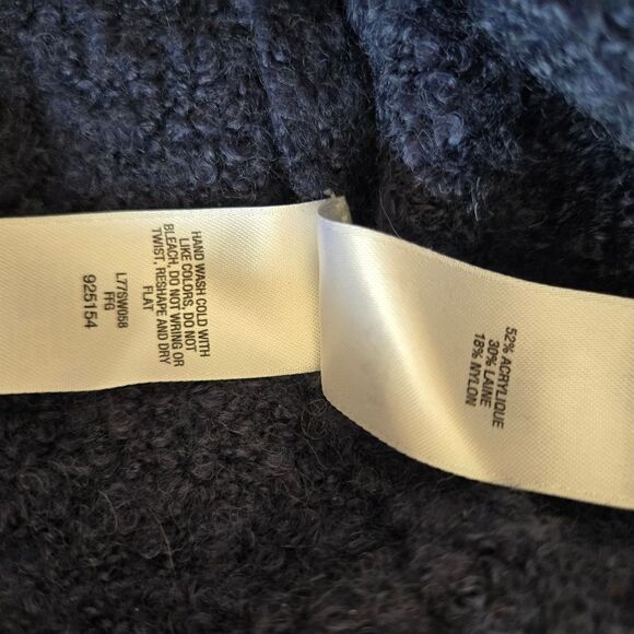 Cabela's Shawl Collar Boulce Sweater Blue Size Small - Picture 8 of 9